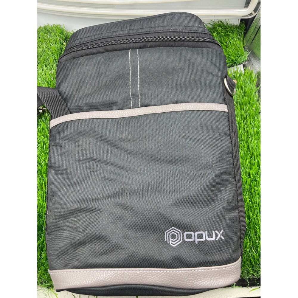 OPUX Black Cooler Bag Crossbody Shoulder Bag‎ Travel Casual Everyday